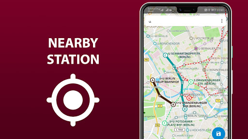 Screenshot of Public transport map Istanbul