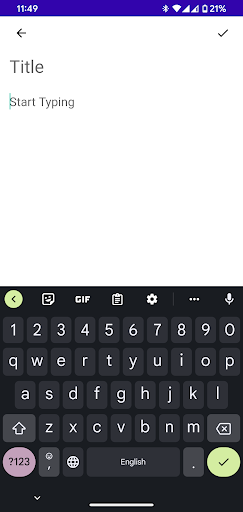 Notes Screen 2