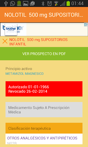 Prospectos de Medicamentos Screen 3