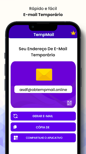 Visualização do aplicativo
