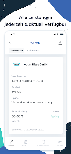 Mobilversichert Screen 2