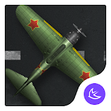 Cool black fighter-free theme icon