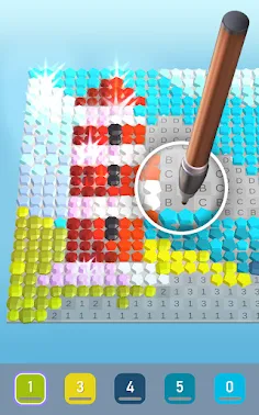 Diamond Painting ASMR Coloring - Screenshot 2