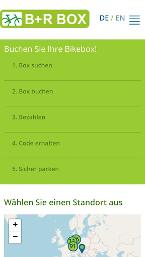 BikeandRideBox Screen 2
