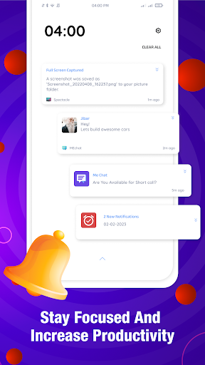 Notification History: Manager Screen 2