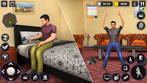 Android application Virtual Dad Police Family Sim screenshort