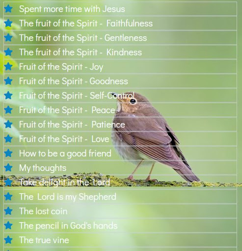 Sermons for Children Screen 2