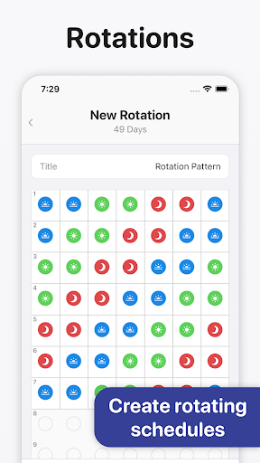 Screenshot of Supershift - Shift Calendar
