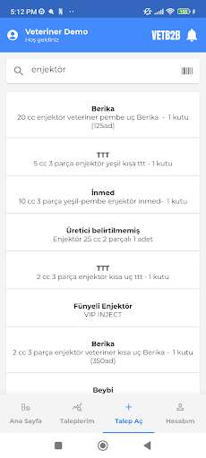 VETB2B Screen 3