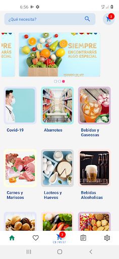 Android application Portas Delivery screenshort