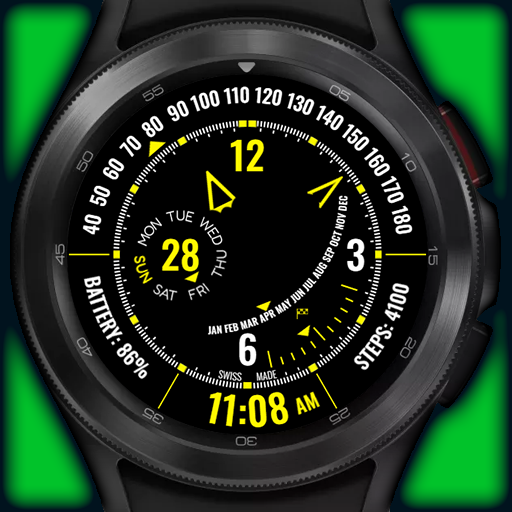 ASYMMETRICAL MINIMAL WATCHFACE logo