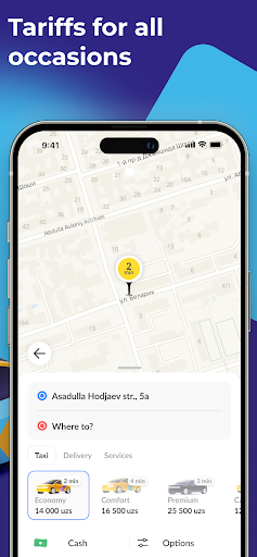 MyTaxi: taxi and delivery Screenshot 3 - AppWisp.com