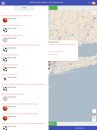 Djamga - Pick Up Games Locator Screen 2