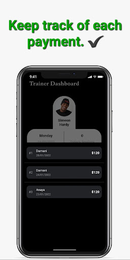 The Coach Desk App (Scheduler) Screen 3