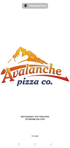Android application Avalanche Pizza screenshort