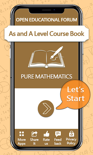 Android application A & AS Level Maths Textbook screenshort