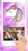 screenshot of Adorable Galaxy Unicorn Keyboa