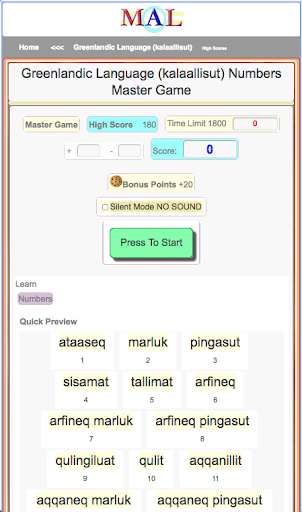 Greenlandic M(A)L Screen 2