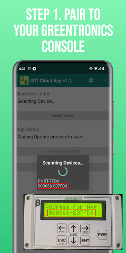 Greentronics Cloud App Screen 2