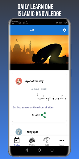 Alif Islamic Learning App Screen 3