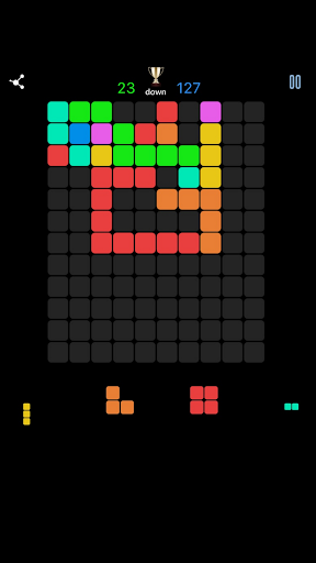 Android application Block Down 1012 screenshort