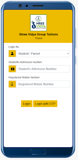 Android application Shree Vidya Group Tuitions screenshort