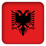 Selfie with Albania flag icon