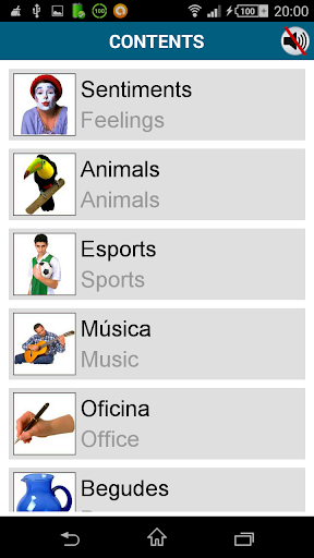 Screenshot of Learn Catalan - 50 languages
