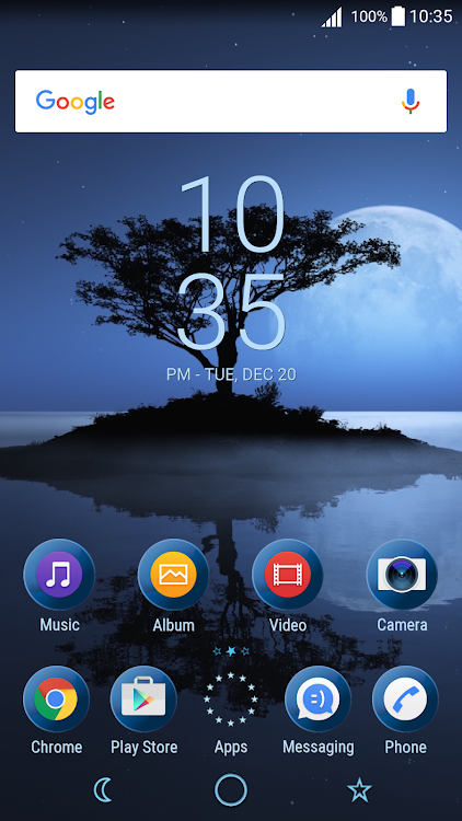 Luna Blu Theme for Xperia - 1.6.5 - (Android)