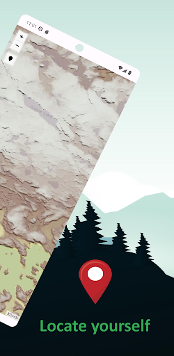 Voyageurs Offline Topo Map Screen 2