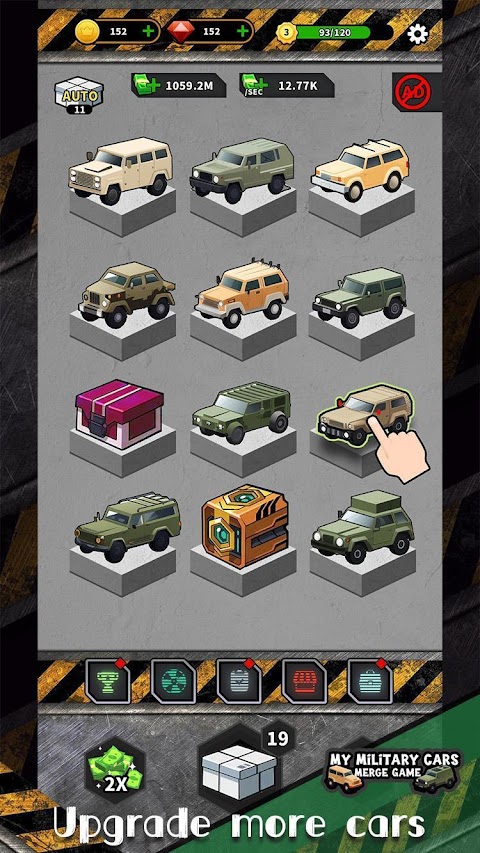 My Military Cars-Merge Gameのおすすめ画像3