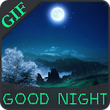 Good Night Animated Gif icon