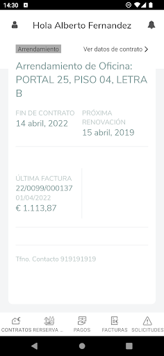 POSVENTAPP Screen 2