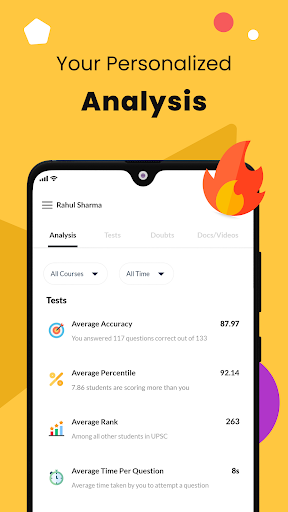 Screenshot of Humanities/Arts Class11/12 App