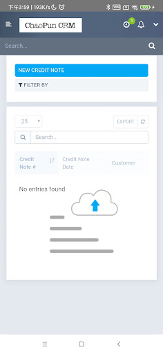 Android application ChaoPun CRM  screenshort