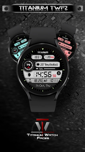 Android application TWF2 - Digital Watch Face screenshort