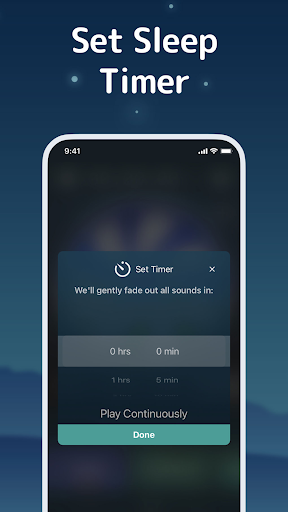 Screenshot of Bedtime Fan White Noise Aid