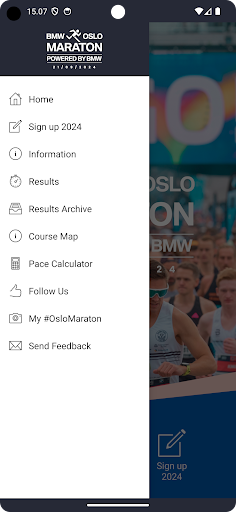 BMW Oslo Maraton Screen 2
