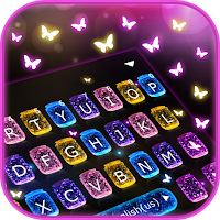 Тема для клавиатуры Sparkle Butterfly