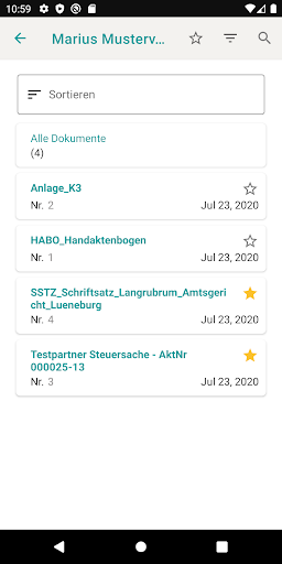 DATEV Anwalt Akte mobil