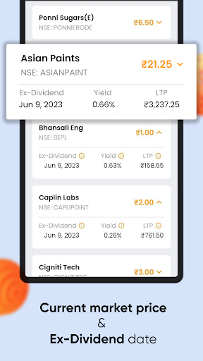 DivTrack: Dividend Stocks(IN) Screen 2