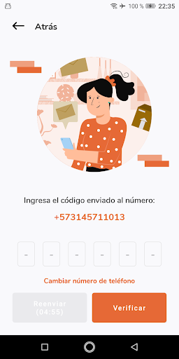 Mensajería al Instante M/zales Screen 3