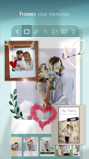 Photo frames to share cute app screenshot 6
