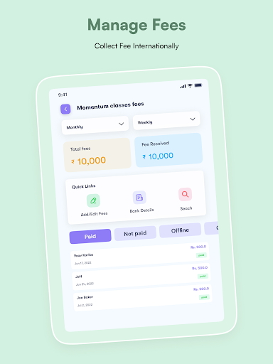 Screenshot of Educate - Online Classroom App