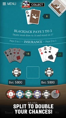Blackjack 21 Jogatina: Casinoのおすすめ画像4