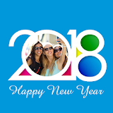 New Year 2018 Photo Frame icon