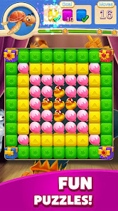Toy Cubes Blast:Match 3 Puzzle Games apkpoly screenshots 2