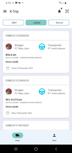 K-Trip :Truk & Driver Logistik Screenshot 3 - AppWisp.com