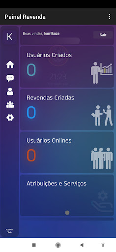 Painel webplanet Screen 2