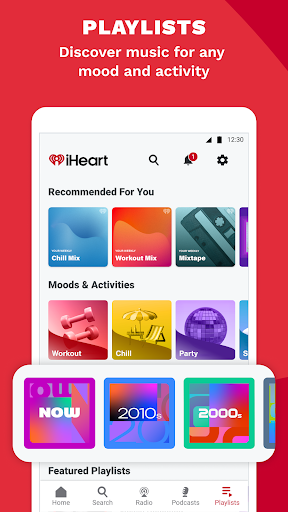 Screenshot of iHeart: Music, Radio, Podcasts